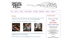 Desktop Screenshot of edinburghbachchoir.org.uk