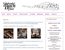 Tablet Screenshot of edinburghbachchoir.org.uk